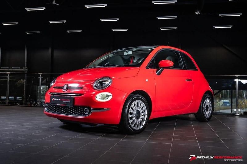 Rosso röd Begagnad 2017 Fiat 500 Lounge Halvkombi | 78 900 kr (Marknadspris) - Bild 1/4