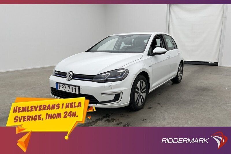Vit Begagnad 2018 VW e-Golf Halvkombi | 135 800 kr (Marknadspris) - Bild 1/3