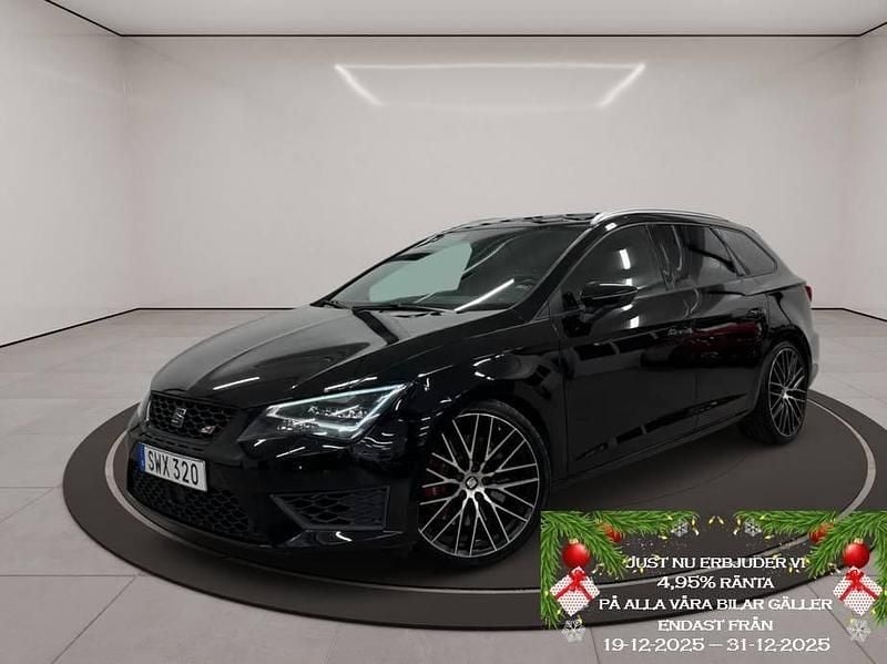 Svart Begagnad 2016 Cupra Leon Kombi | 204 500 kr (Marknadspris) - Bild 1/3