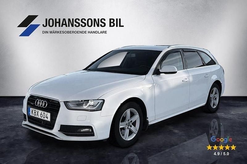 Begagnad Audi A4 S-Line 150 HK (110 kW) 2015 Vit Kombi