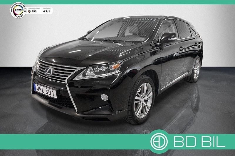Svart (svartmetallic) Begagnad 2015 Lexus RX450h Luxury Line SUV | 199 900 kr - Bild 1/3