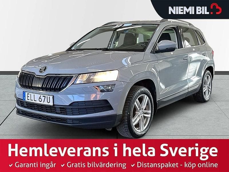 Grå Begagnad 2019 Skoda Karoq Ambition SUV | 209 900 kr (Lite dyr) - Bild 1/3