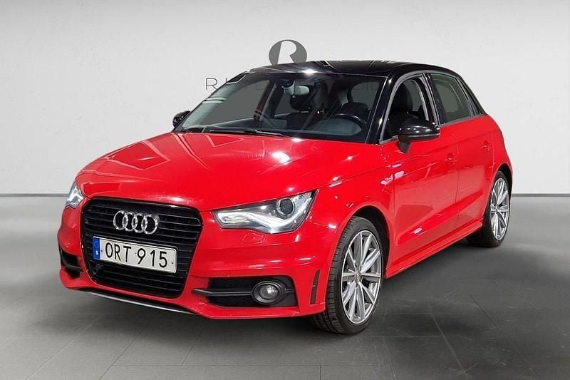 Röd Begagnad 2014 Audi A1 Sportback Proline Halvkombi | 84 900 kr (Marknadspris) - Bild 1/3