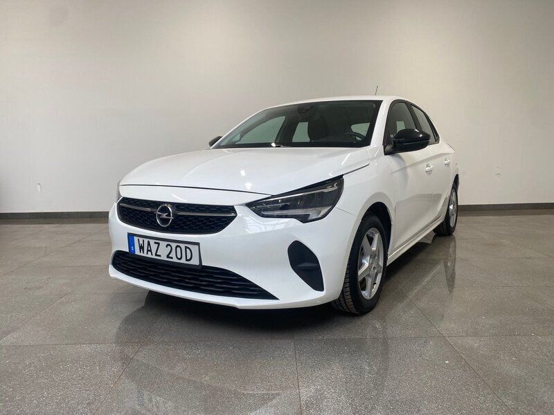 Vit Begagnad 2023 Opel Corsa Halvkombi | 154 900 kr (Bra pris) - Bild 1/4