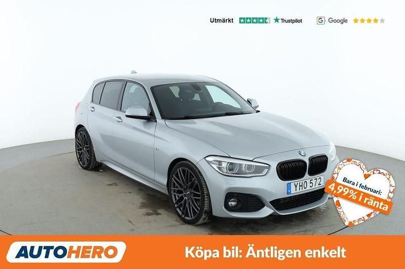 Begagnad BMW 118 M Sport 151 HK (111 kW) 2016 Silver Halvkombi