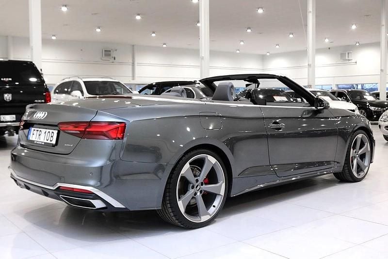 Begagnad Audi A5 Cabriolet S-Line 190 HK (139 kW) 2020 Grå Cab