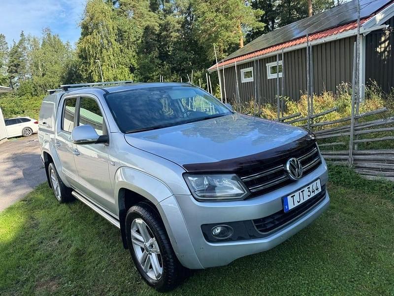 Silver Begagnad 2016 VW Amarok Highline Pickup | 219 000 kr (Lite dyr) - Bild 1/4