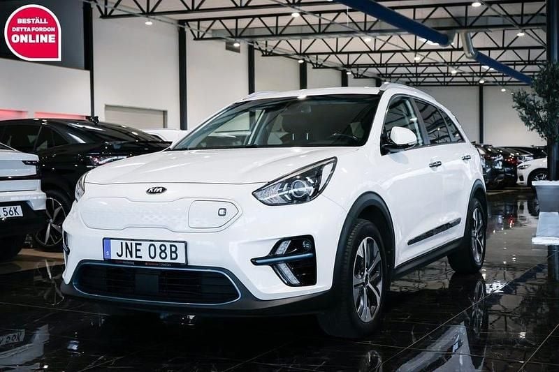 Vit Begagnad 2020 Kia e-Niro Advance SUV | 209 500 kr (Bra pris) - Bild 1/4