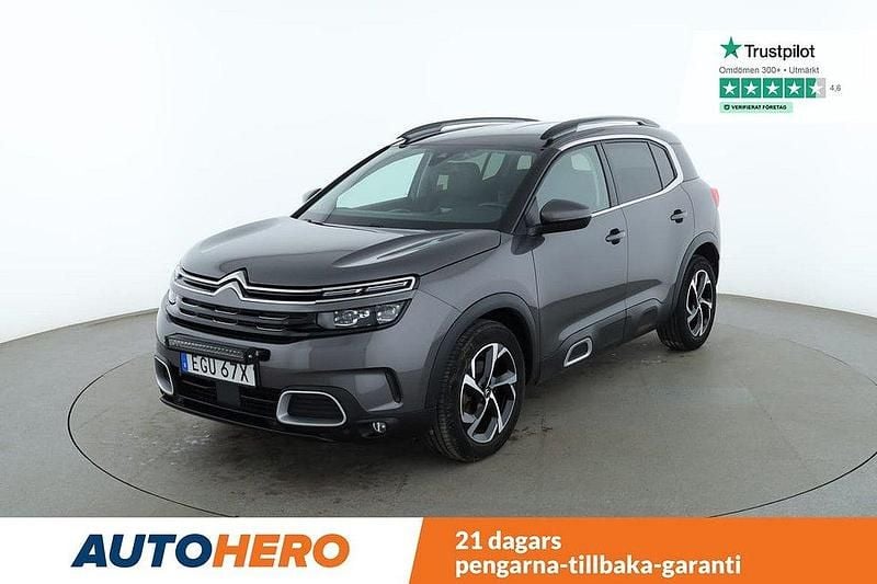 Grå Begagnad 2020 Citroën C5 Aircross Shine SUV | 248 000 kr (Marknadspris) - Bild 1/4