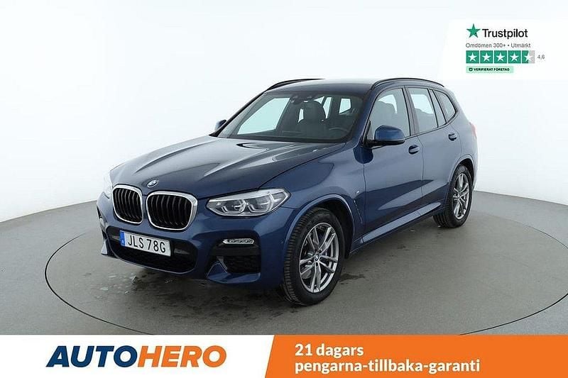 Blå Begagnad 2019 BMW X3 M Sport SUV | 425 000 kr (Marknadspris) - Bild 1/4