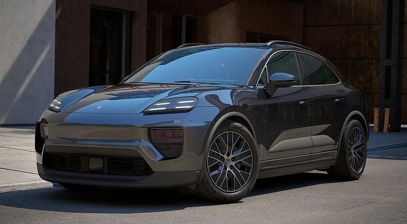 Grå Ny 2025 Porsche Macan SUV | 1 107 000 kr (Marknadspris) - Bild 1/4
