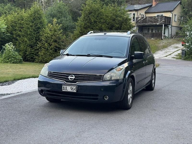 Blå Begagnad 2008 Nissan Quest Minibuss | 39 000 kr - Bild 1/4