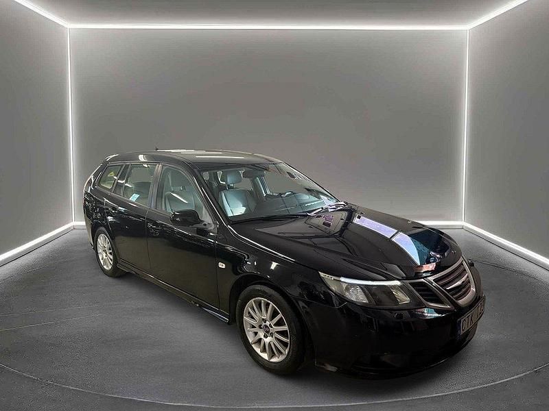 Svart Begagnad 2008 Saab 9-3 Kombi | 44 900 kr (Bra pris) - Bild 1/4