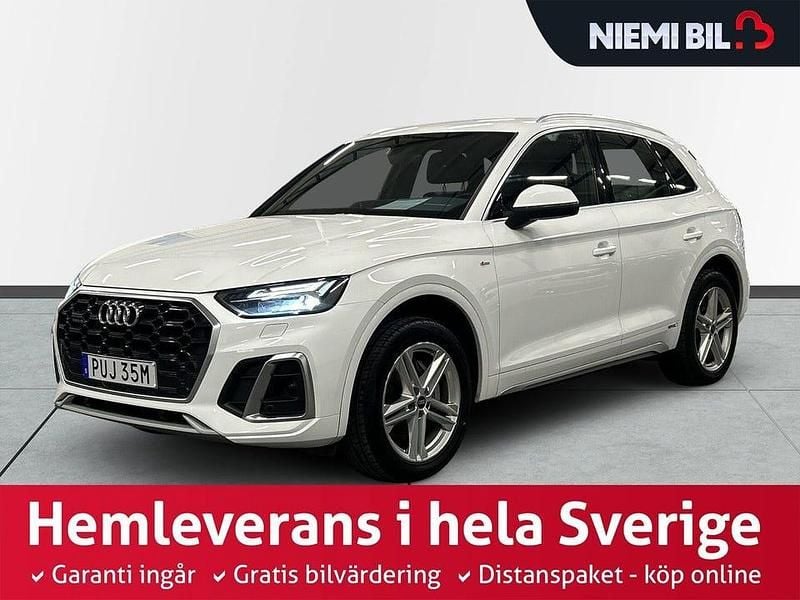 Vit Begagnad 2021 Audi Q5 S-Line SUV | 429 900 kr (Dyr) - Bild 1/3