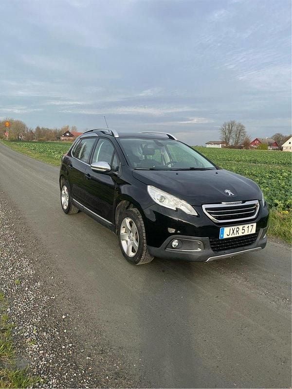 Svart Begagnad 2015 Peugeot 2008 SUV | 83 000 kr (Marknadspris) - Bild 1/4