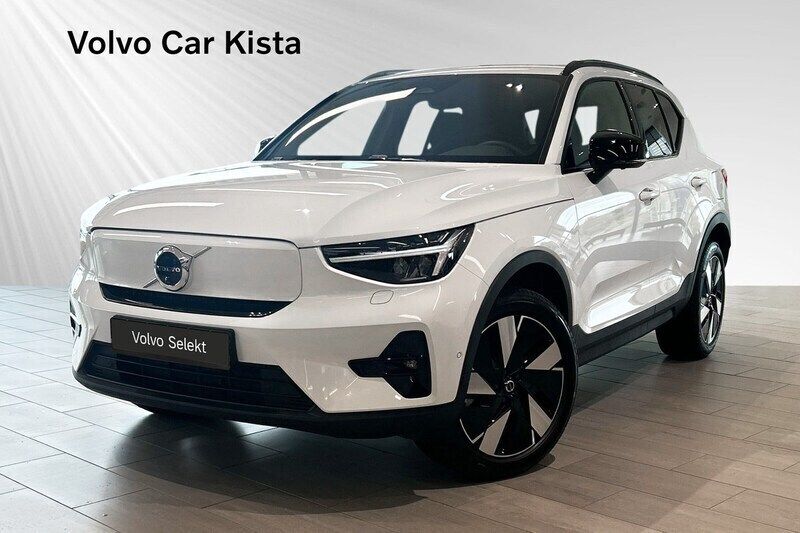 Vit Begagnad 2025 Volvo XC40 Single Motor Extended Range SUV | 469 900 kr - Bild 1/2