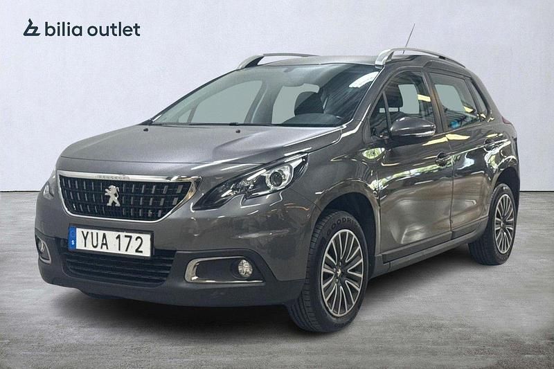 Mörkgrå Begagnad 2017 Peugeot 2008 SUV | 94 900 kr (Marknadspris) - Bild 1/3
