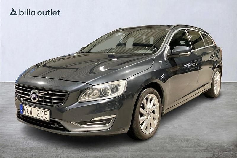 Grå Begagnad 2013 Volvo V60 Momentum Kombi | 124 900 kr (Marknadspris) - Bild 1/3