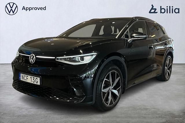 Svart Begagnad 2023 VW ID.4 GTX SUV | 469 500 kr (Marknadspris) - Bild 1/4