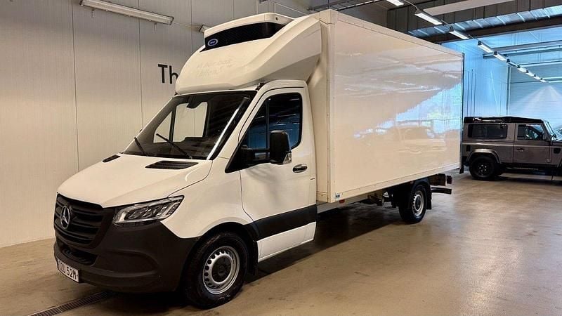 Vit Begagnad 2022 Mercedes Sprinter Van | 279 900 kr (Superpris) - Bild 1/4