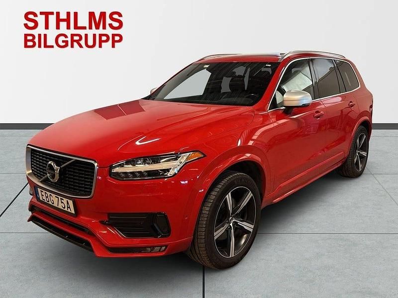 Röd Begagnad 2017 Volvo XC90 R-Design SUV | 329 000 kr - Bild 1/4