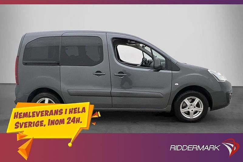 Grå Begagnad 2015 Peugeot Partner Tepee Minibuss | 89 900 kr - Bild 1/3