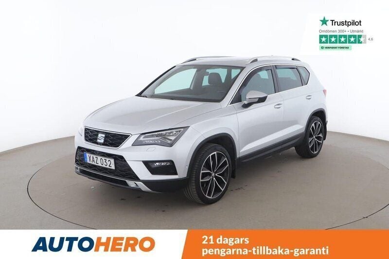 Silver Begagnad 2018 Seat Ateca 4Drive SUV | 203 000 kr (Bra pris) - Bild 1/4