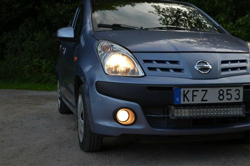 Blå Begagnad 2009 Nissan Pixo Halvkombi | 35 000 kr - Bild 1/4