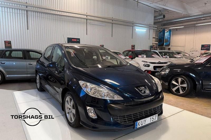 Blå Begagnad 2010 Peugeot 308 Halvkombi | 59 900 kr (Lite dyr) - Bild 1/3