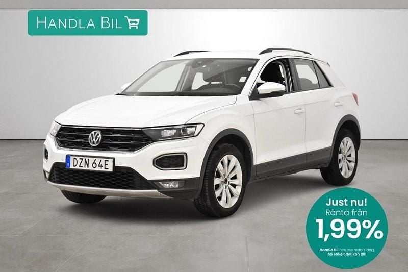 Vit Begagnad 2020 VW T-Roc SUV | 219 900 kr (Marknadspris) - Bild 1/3