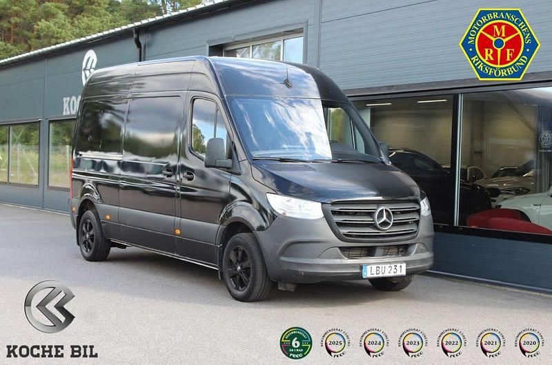 Vit Begagnad 2019 Mercedes Sprinter Van | 279 900 kr (Marknadspris) - Bild 1/4