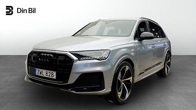 Silver Begagnad 2022 Audi Q7 S-Line SUV | 599 000 kr (Marknadspris) - Bild 1/4