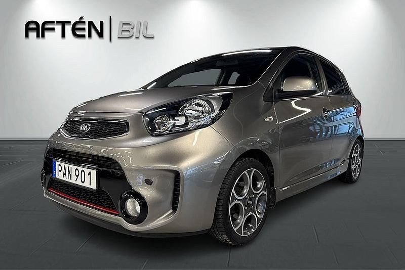 Grå Begagnad 2016 Kia Picanto Halvkombi | 79 800 kr (Lite dyr) - Bild 1/3