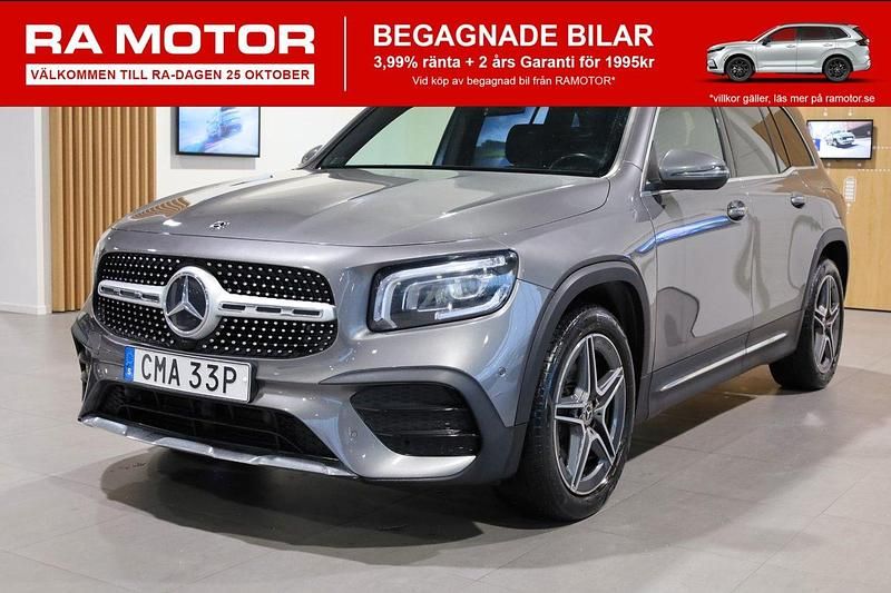 Mörkgrå Begagnad 2020 Mercedes GLB200 AMG SUV | 314 900 kr (Marknadspris) - Bild 1/3