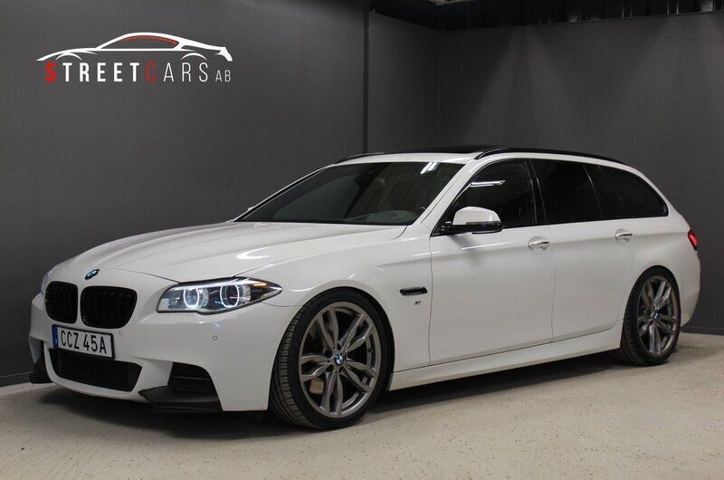 Vit Begagnad 2016 BMW 535 M Sport Kombi | 209 900 kr (Marknadspris) - Bild 1/4