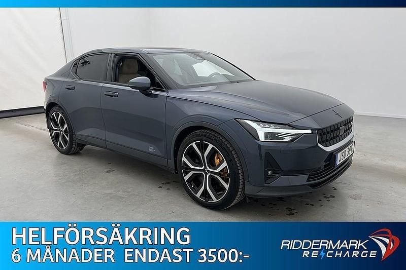 Blå Begagnad 2020 Polestar 2 Long Range Dual motor Halvkombi | 358 800 kr (Dyr) - Bild 1/3