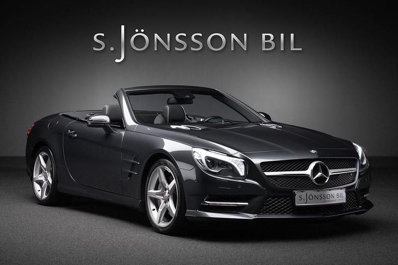 Mörkgrå Begagnad 2012 Mercedes SL350 AMG Cab | 529 000 kr - Bild 1/4