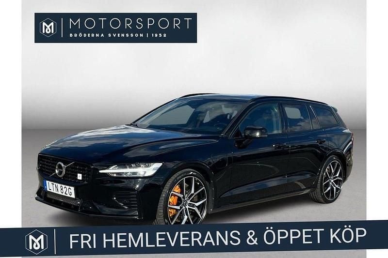 Svart Begagnad 2020 Volvo V60 R-Design Kombi | 379 900 kr - Bild 1/3