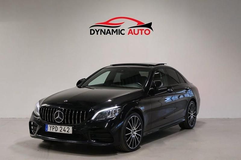Begagnad Mercedes C220 AMG 194 HK (142 kW) 2018 Svart Sedan