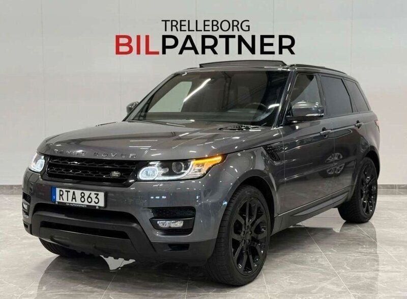 Grå Begagnad 2016 Land Rover Range Rover Sport HSE SUV | 259 900 kr (Superpris) - Bild 1/4