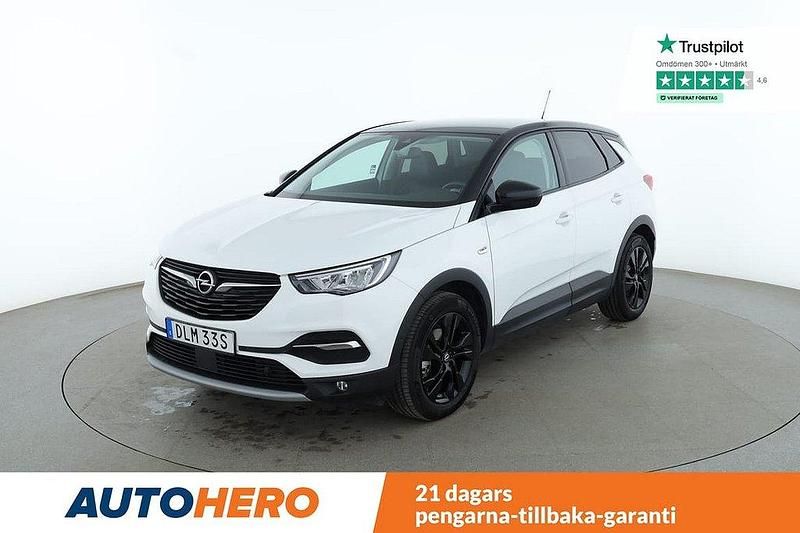 Vit Begagnad 2021 Opel Grandland X Design Edition SUV | 210 000 kr (Marknadspris) - Bild 1/4