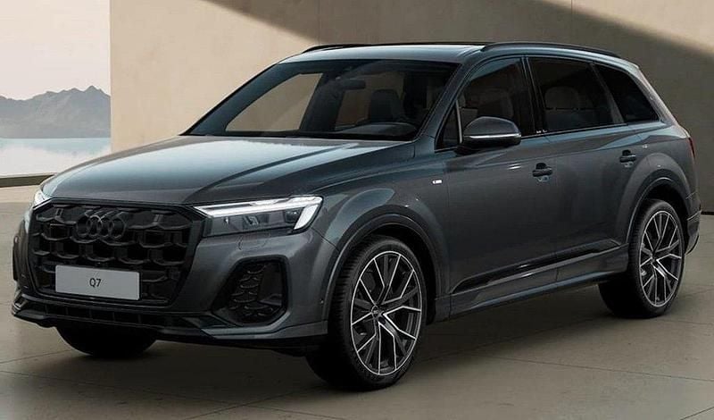 Grå Ny 2025 Audi Q7 S-Line SUV | 979 900 kr (Superpris) - Bild 1/4