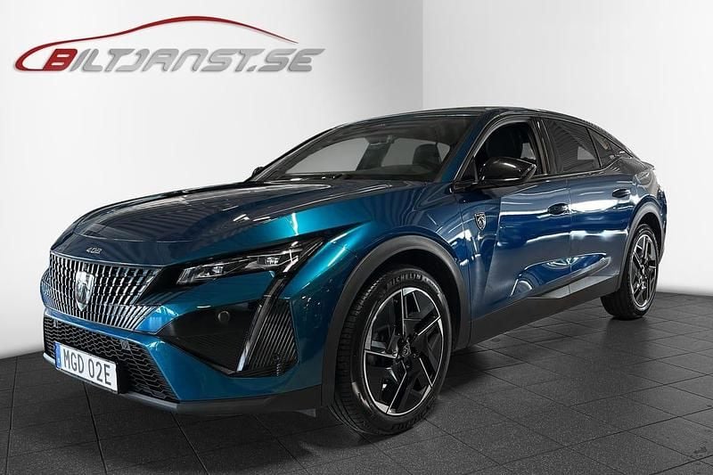 Blå Begagnad 2024 Peugeot 408 GT GTi SUV | 299 900 kr (Dyr) - Bild 1/4