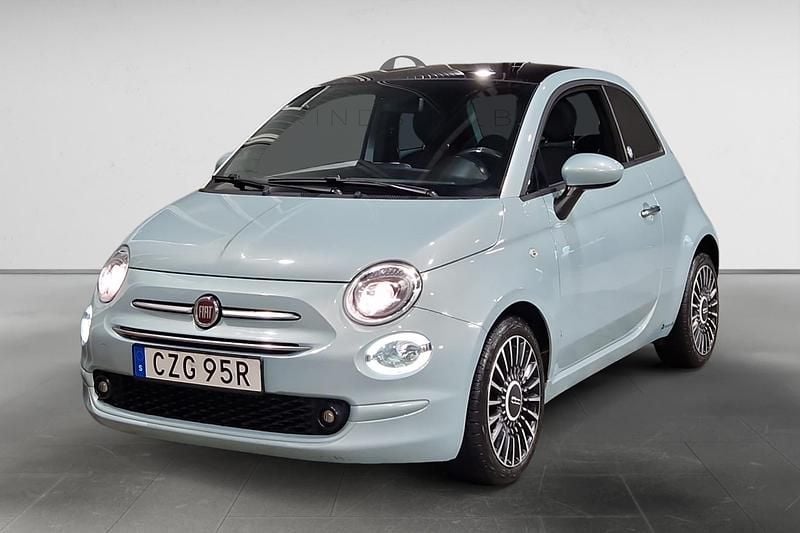 Grön Begagnad 2020 Fiat 500 Halvkombi | 104 900 kr (Bra pris) - Bild 1/3