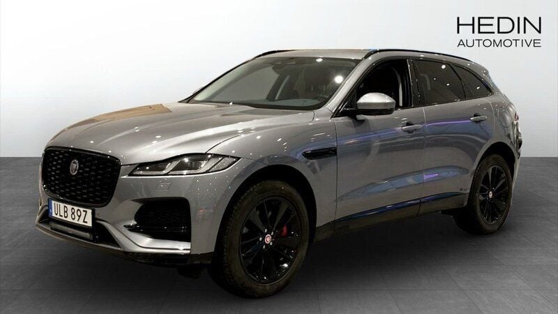 Grå (grey) Begagnad 2022 Jaguar F-Pace SE SUV | 669 900 kr - Bild 1/4