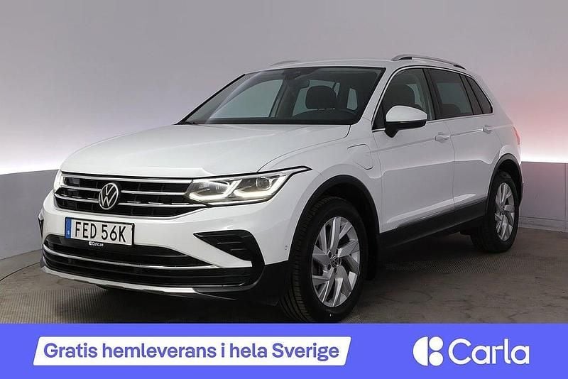 Vit Begagnad 2022 VW Tiguan Elegance SUV | 299 990 kr (Bra pris) - Bild 1/4