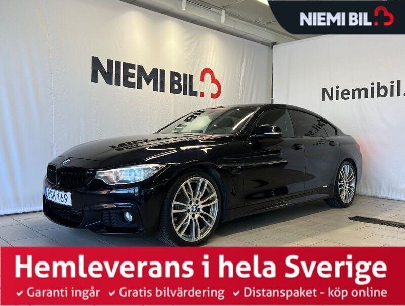 Svart Begagnad 2015 BMW 420 Gran Coupé M Sport Sportkupé | 259 000 kr (Marknadspris) - Bild 1/3