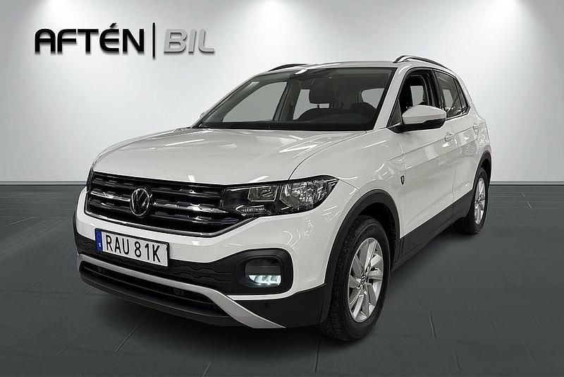 Vit Begagnad 2023 VW T-Cross SUV | 204 800 kr (Marknadspris) - Bild 1/4