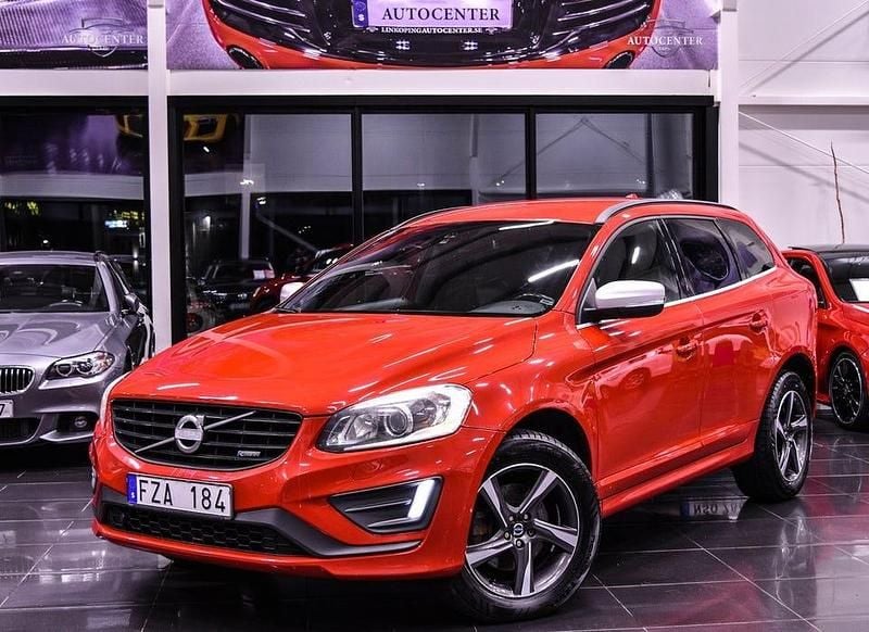 Röd Begagnad 2013 Volvo XC60 R-Design SUV | 159 900 kr (Marknadspris) - Bild 1/4
