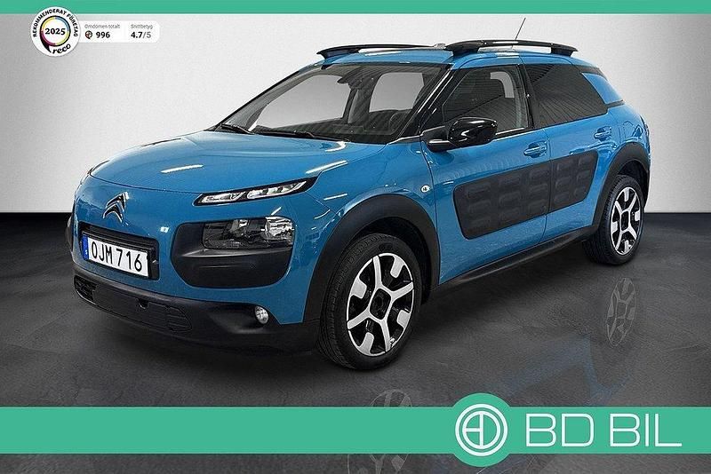 Blå (baltique blå) Begagnad 2016 Citroën C4 Cactus PureTech Halvkombi | 97 900 kr (Marknadspris) - Bild 1/3